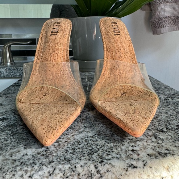 Revol “Melrose” cork heels, Size 7.5 - Picture 9 of 10